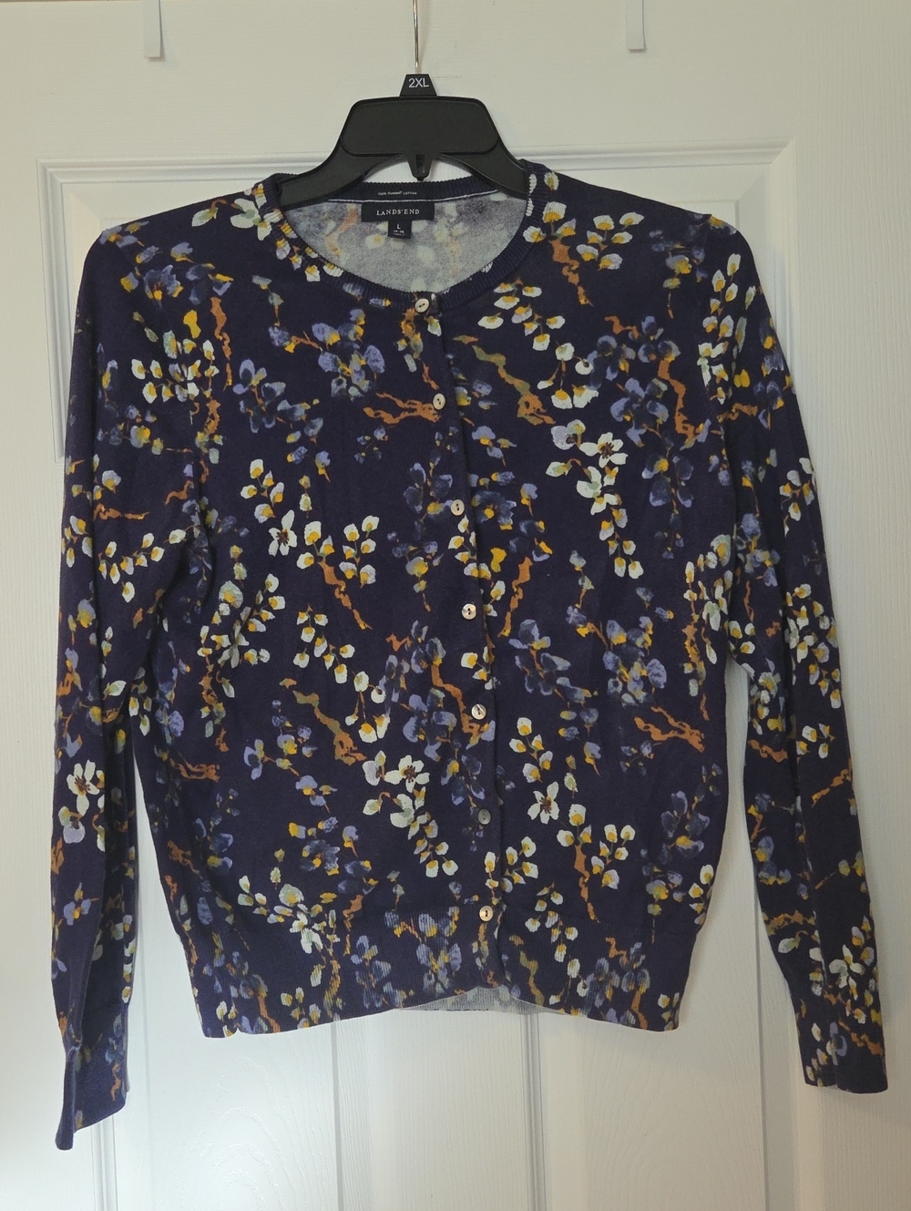 Lands End Sz.L Cardigan Sweater